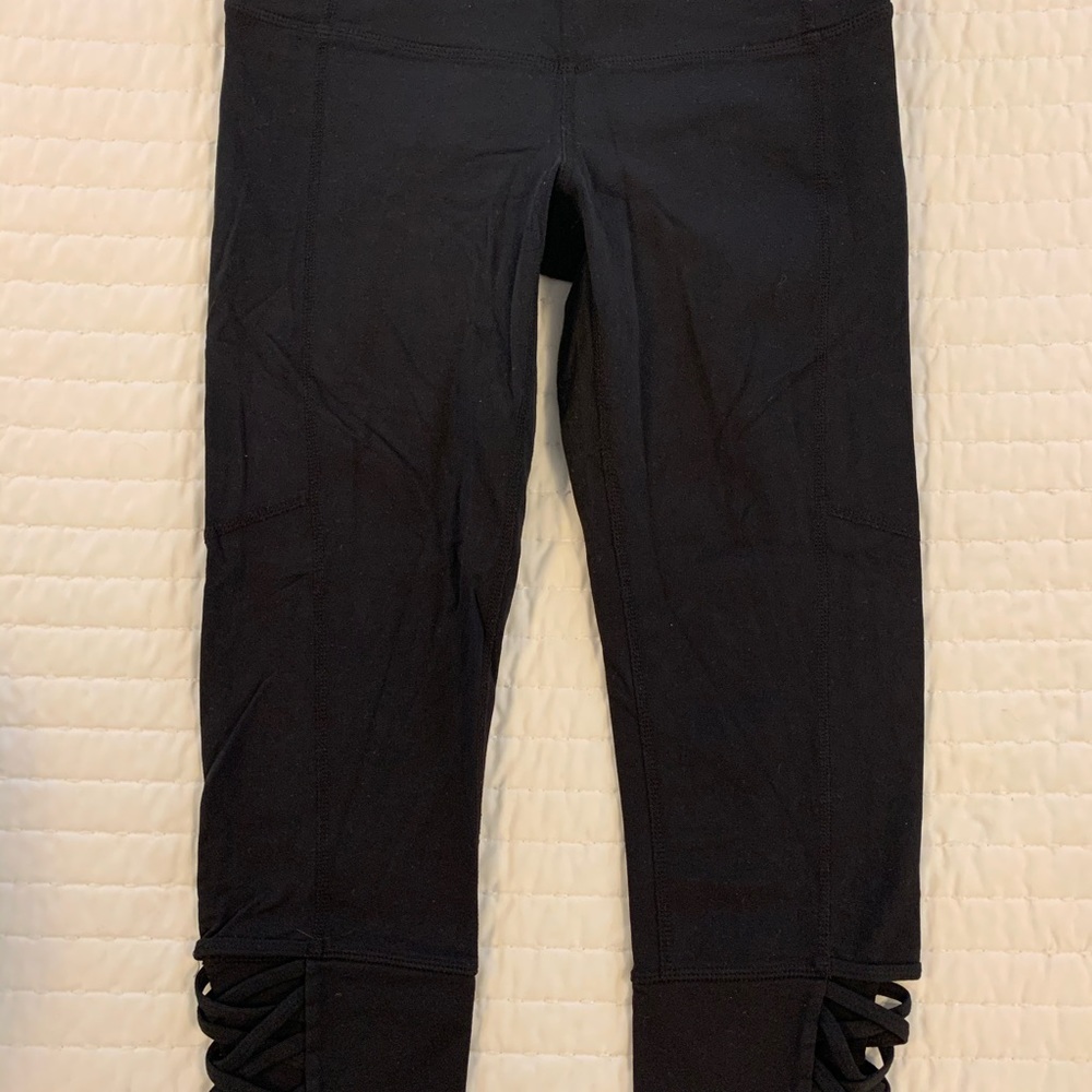 Athleta Black Crop Leggings